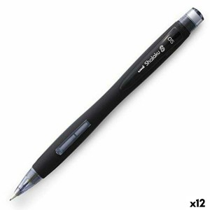 Druckbleistift Uni-Ball SHALAKU S Schwarz 0,5 mm (12 Stück)