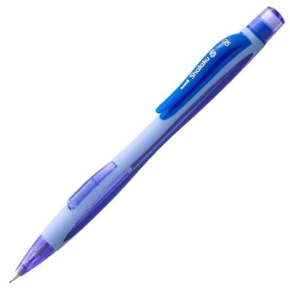 Druckbleistift Uni-Ball SHALAKU S Blau 0,5 mm (12 Stück)
