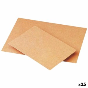 Bastelmaterial Faibo Braun Faser 30 x 40 cm Spielbrett (25 Stück)