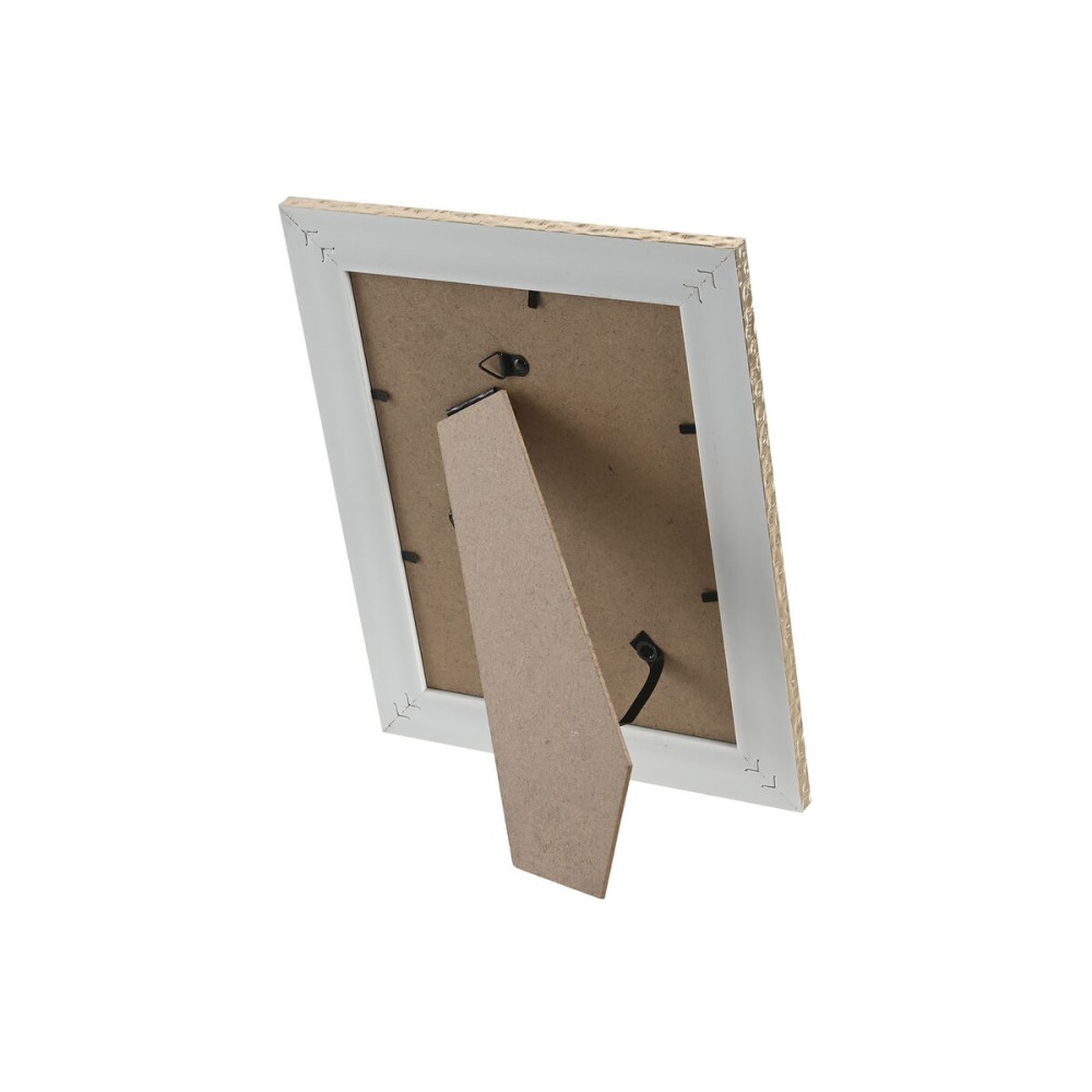 Fotorahmen Home ESPRIT Braun Beige Kristall polystyrol Skandinavisch (4 Stück)