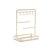 Boîte à bijoux Home ESPRIT Doré Métal Miroir 21 x 10 x 32 cm