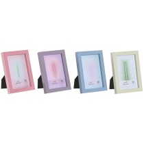 Fotorahmen Home ESPRIT Blau grün Kristall Holz MDF Urban (4 Stück)