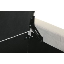 Banquette Home ESPRIT Beige Polyester Bois 120 X 50 X 42 CM
