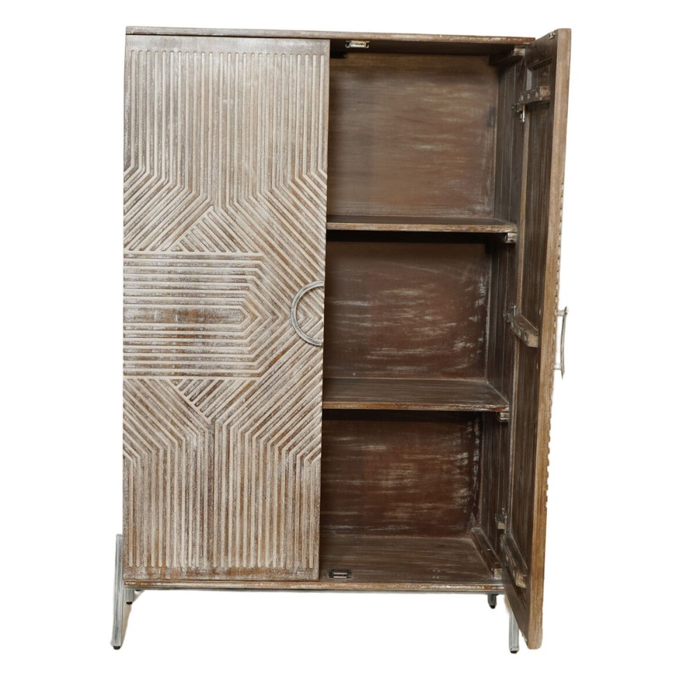 Armoire Home ESPRIT Blanc Bois de manguier 85 x 38 x 134 cm