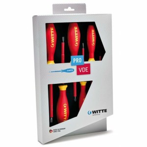Jeu de tournevis WITTE Phillips Plate 6 Pièces (6 Unités)