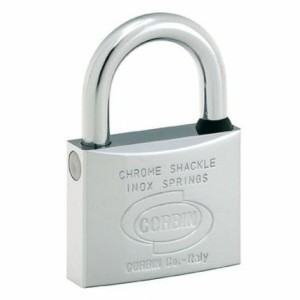 Verrouillage des clés CORBIN Euromarine 50 mm Arc Acier inoxydable Laiton