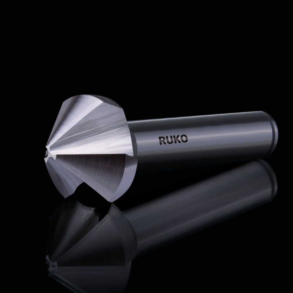 Fraise conique RUKO DIN 335 Acier rapide (AR) 90º Forme en C