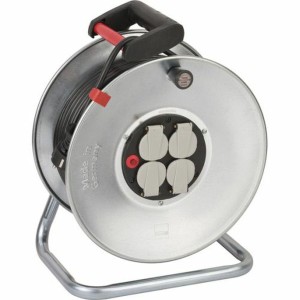 Enrouleur de câbles Brennenstuhl Garant® S 4 E IP20 H05VV-F 50 m 3 x 1,5 mm 4 Prises