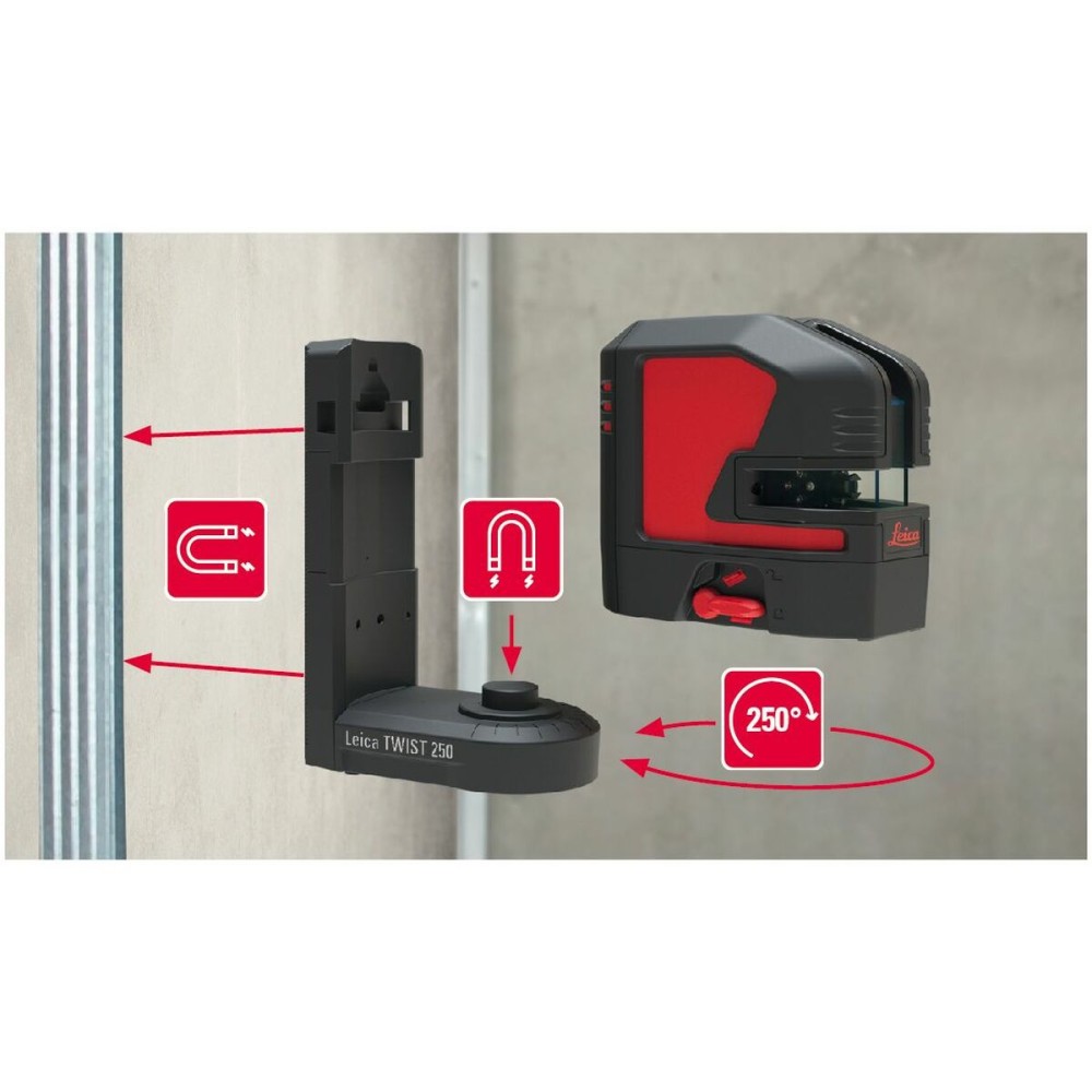 Support Leica Geosystems TWIST 250 Niveau laser à lignes