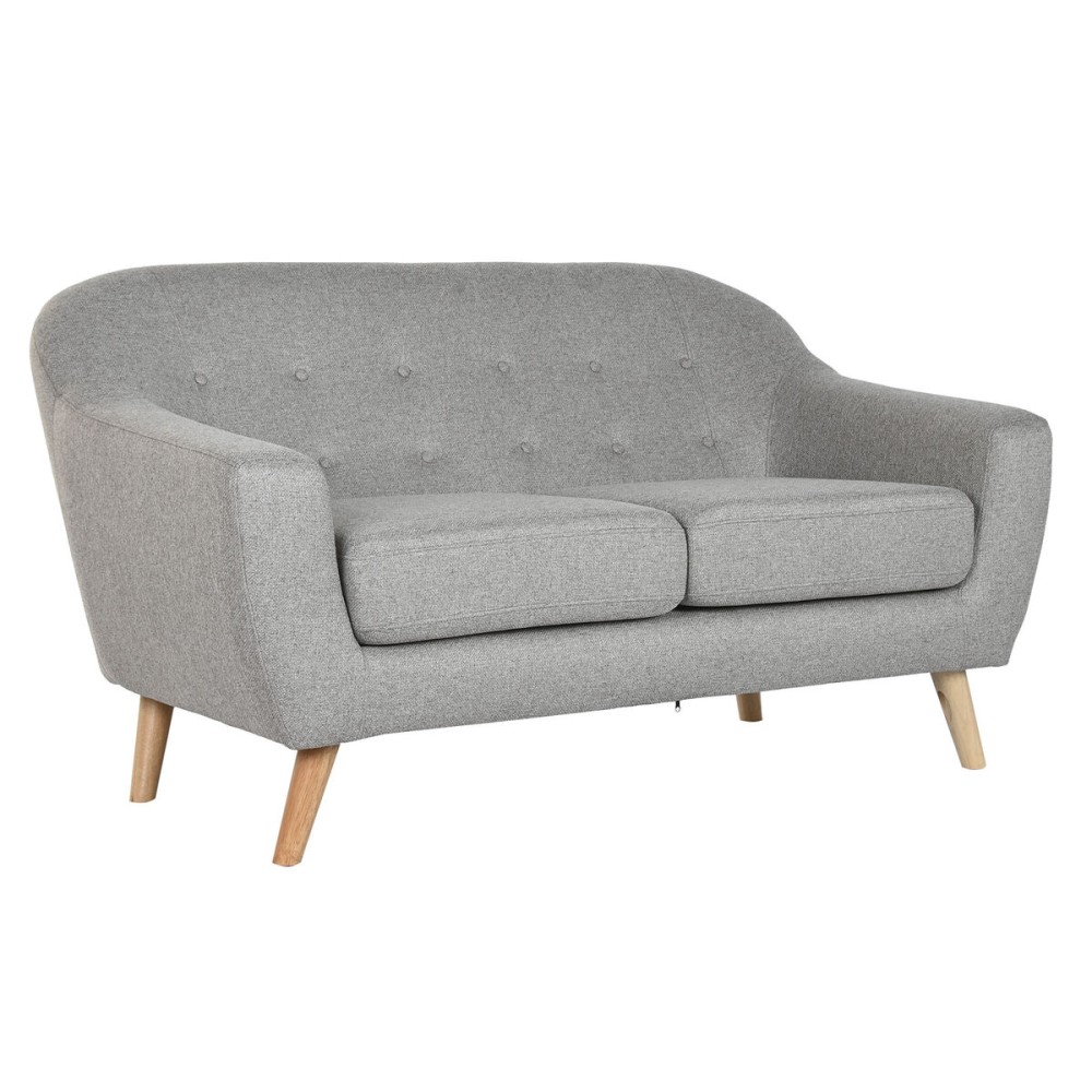 Sofa Home ESPRIT Grau Creme natürlich Scandi 146 x 84 x 82 cm