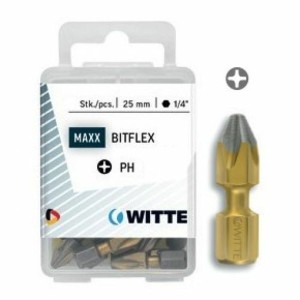 Ensemble de pointes WITTE PH 3 DIAMOND FLEX PH3 5 Unités