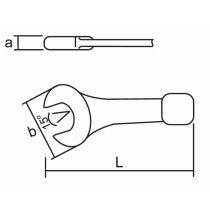 Maulschlüssel KUKKO 100 mm
