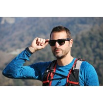 Unisex-Sonnenbrille Eagle WAVE Schwarz Spiegel