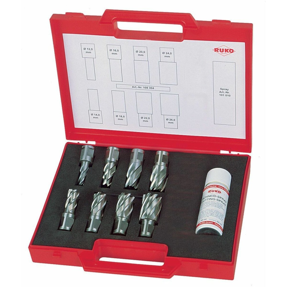 Spool set RUKO Briefcase Weldon 8 Pieces