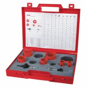 Set de couronnes de forage RUKO 106301 Acier rapide (AR) 8 Pièces