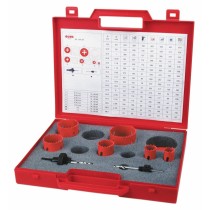 Set de couronnes de forage RUKO 106301 Acier rapide (AR) 8 Pièces