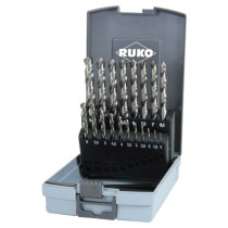 Ensemble de forets RUKO 9 mm 13 mm 10 mm 6 mm 3 mm 7 mm 12 mm 5 mm 4 mm 2 mm 8 mm 1,5 mm 2,5 mm 3,5 mm 4,5 mm 5,5 mm 1 mm 11 mm 