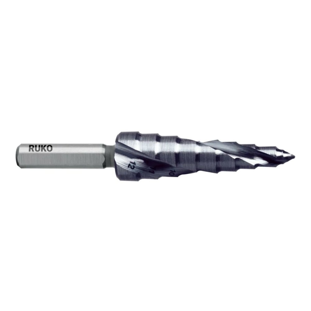 Stufenbohrer RUKO FLOWSTEP® 6 mm 9 mm 12 mm