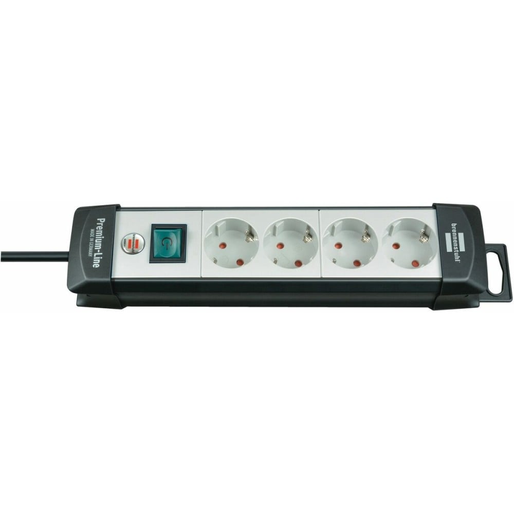 Rallonge 4 prises Schuko avec interrupteur Brennenstuhl Premium-Line 3600 W (1,8 m)