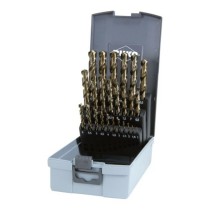 Ensemble de forets RUKO Acier rapide (AR) Coffret DIN 338 25 Pièces (25 Unités)