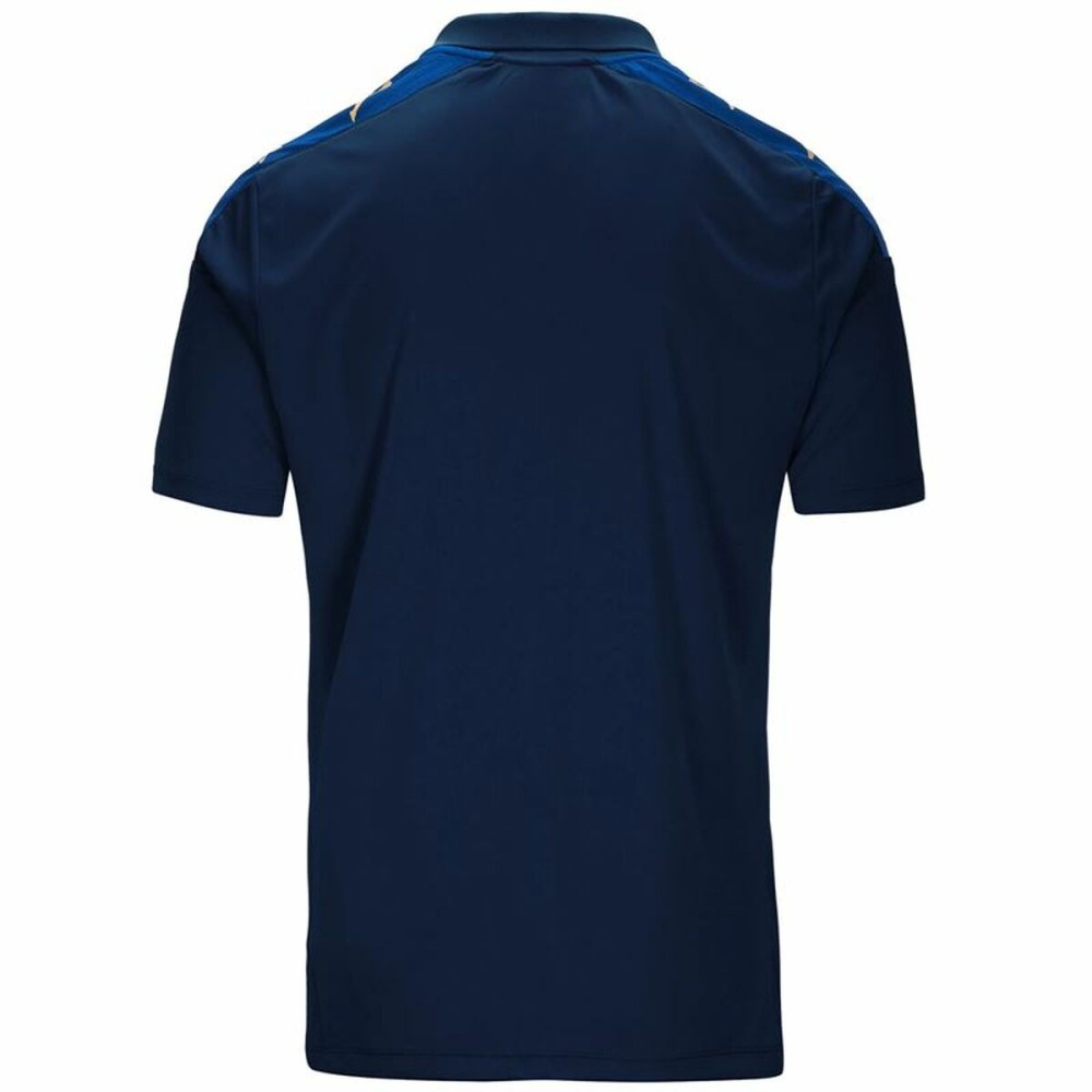 Herren Kurzarm-Poloshirt Kappa 4Futbol Ghiolo Blau 2XL