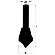 Countersink-deburring tool (Countersinks) RUKO 127 mm High speed steel (HSS)