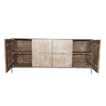 Anrichte Home ESPRIT Weiß Mango-Holz 180 x 40 x 80 cm