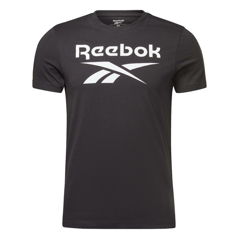 Men’s Short Sleeve T-Shirt Reebok BIG LOGO TEE HD4222 Black