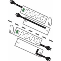Rallonge 10 Tomas Schuko Brennenstuhl Primera-Line 3600 W (2 m)