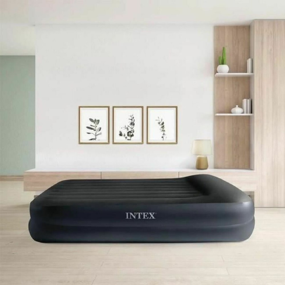 Inflatable Mattress Intex Dura-Beam Basic Queen Inside/Exterior
