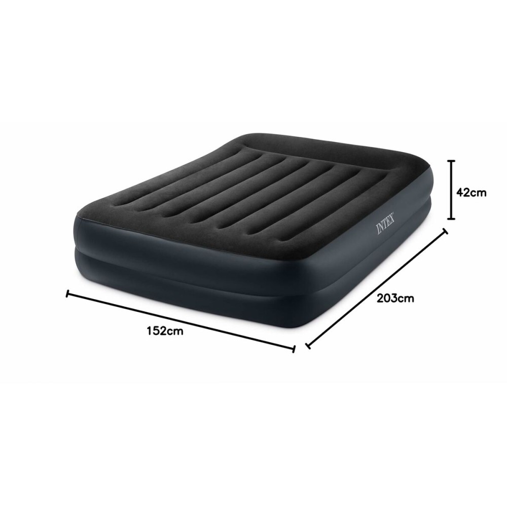 Inflatable Mattress Intex Dura-Beam Basic Queen Inside/Exterior