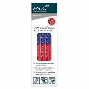 Crayons Pica Affichette de poignée de porte Universel Bleu 10 Pièces