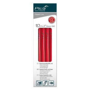 Crayons Pica Affichette de poignée de porte Charpenterie 10 Pièces
