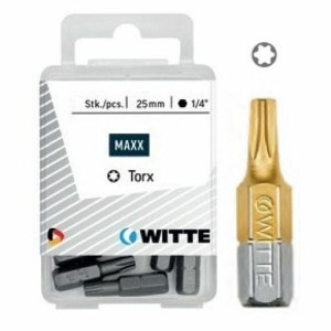 Bit set WITTE TX Torx 5 Units
