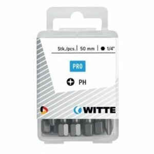 Bit set WITTE Phillips PH3 10 Units 10 Pieces