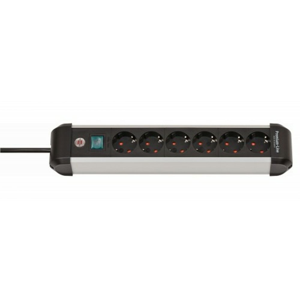 Multiprise 6 Prises avec Interrupteur Brennenstuhl Premium-Alu-Line 3500 W (3 m)