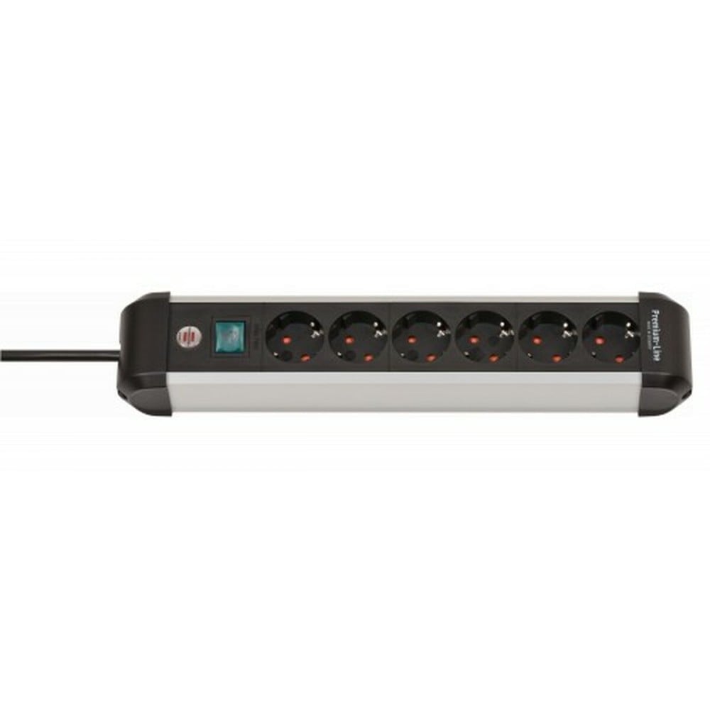 Steckerleiste mit 6 Steckdosen und Schalter Brennenstuhl Premium-Alu-Line 3500 W (3 m)