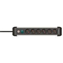 Multiprise 6 Prises avec Interrupteur Brennenstuhl Premium-Alu-Line 3500 W (3 m)