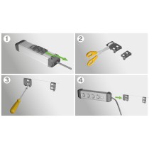 Multiprise 6 Prises avec Interrupteur Brennenstuhl Premium-Alu-Line 3500 W (3 m)