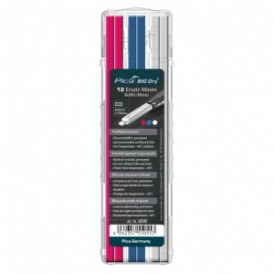 Mines Pica Dry Permanent Bleu Blanc