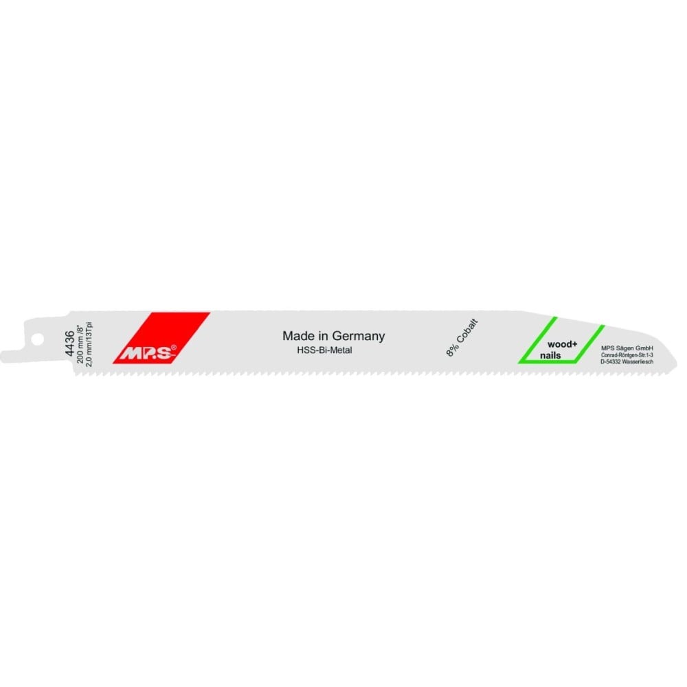 Sägeblatt MP.S 4436 13 tpi Stichsäge 5 Stück