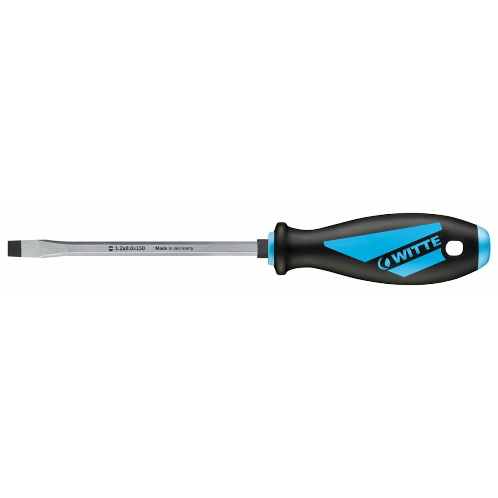Screwdriver WITTE 10 mm Flat Flat tip 125 mm