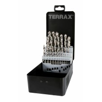 Ensemble de forets TERRAX Coffret DIN 338 25 Pièces (25 Unités)