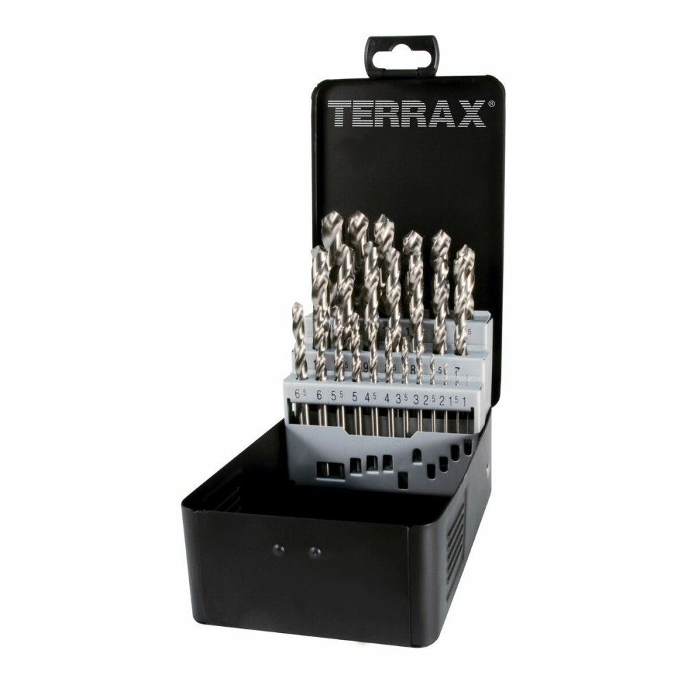 Ensemble de forets TERRAX Coffret DIN 338 25 Pièces (25 Unités)