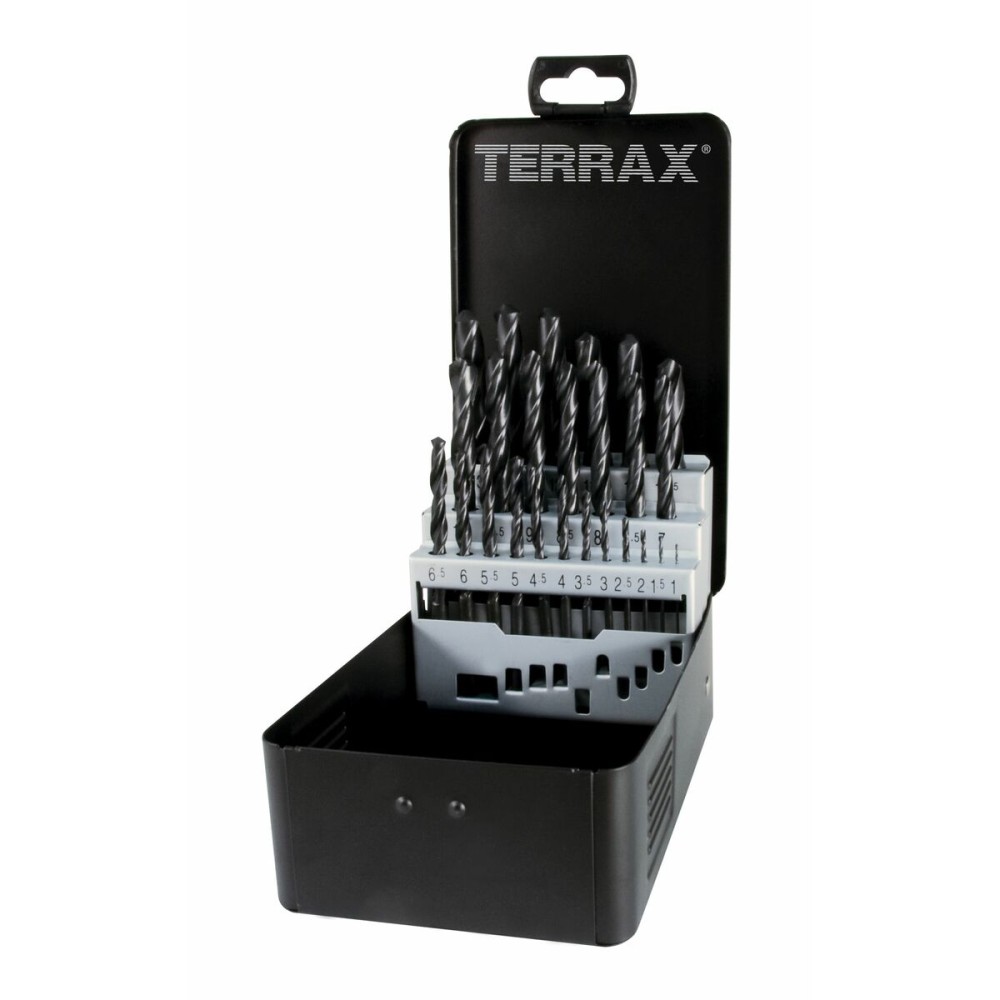 Ensemble de forets TERRAX Coffret DIN 338 25 Pièces 19 Pièces (25 Unités)