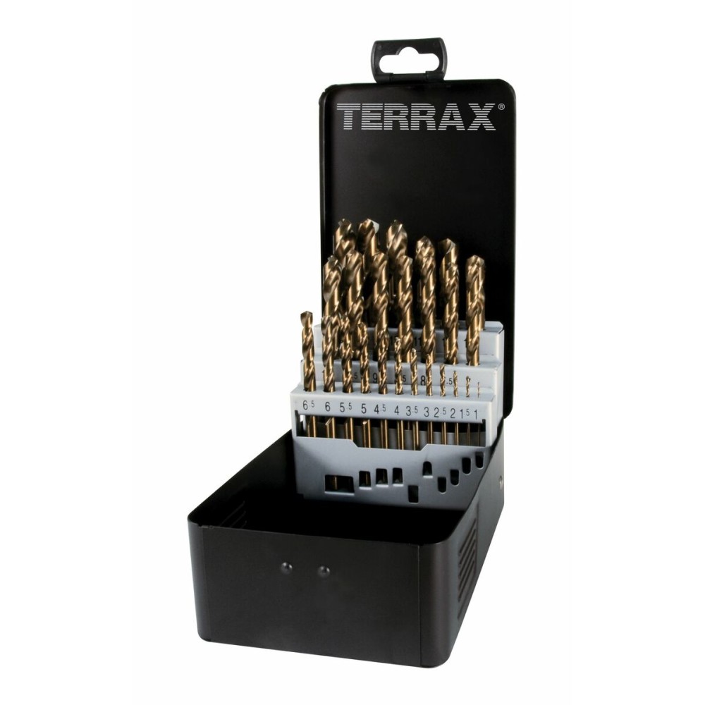 Ensemble de forets TERRAX Coffret DIN 338 25 Pièces 19 Pièces (25 Unités)