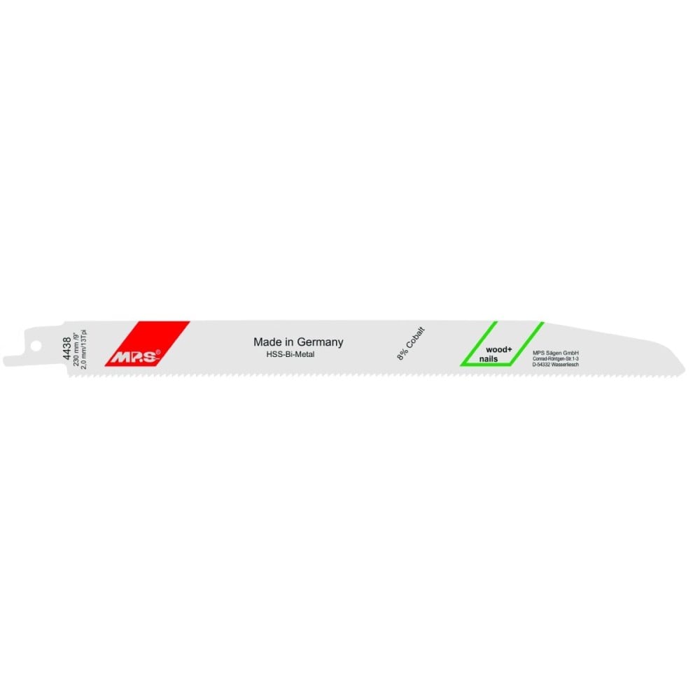 Sägeblatt MP.S 4438 13 tpi 230 mm Stichsäge 5 Stück