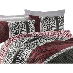 Duvet cover set Red Super king 3 Pieces