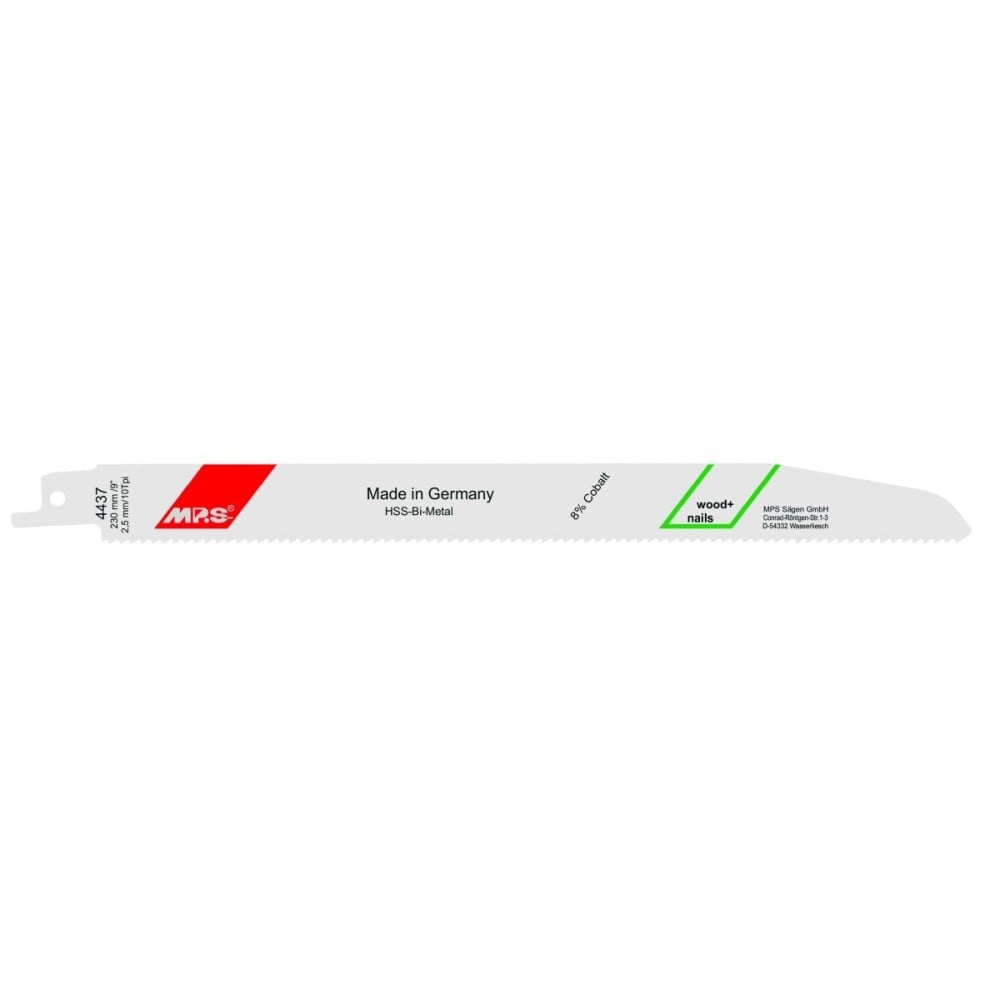Sägeblatt MP.S 4437 10 tpi 230 mm Stichsäge 5 Stück
