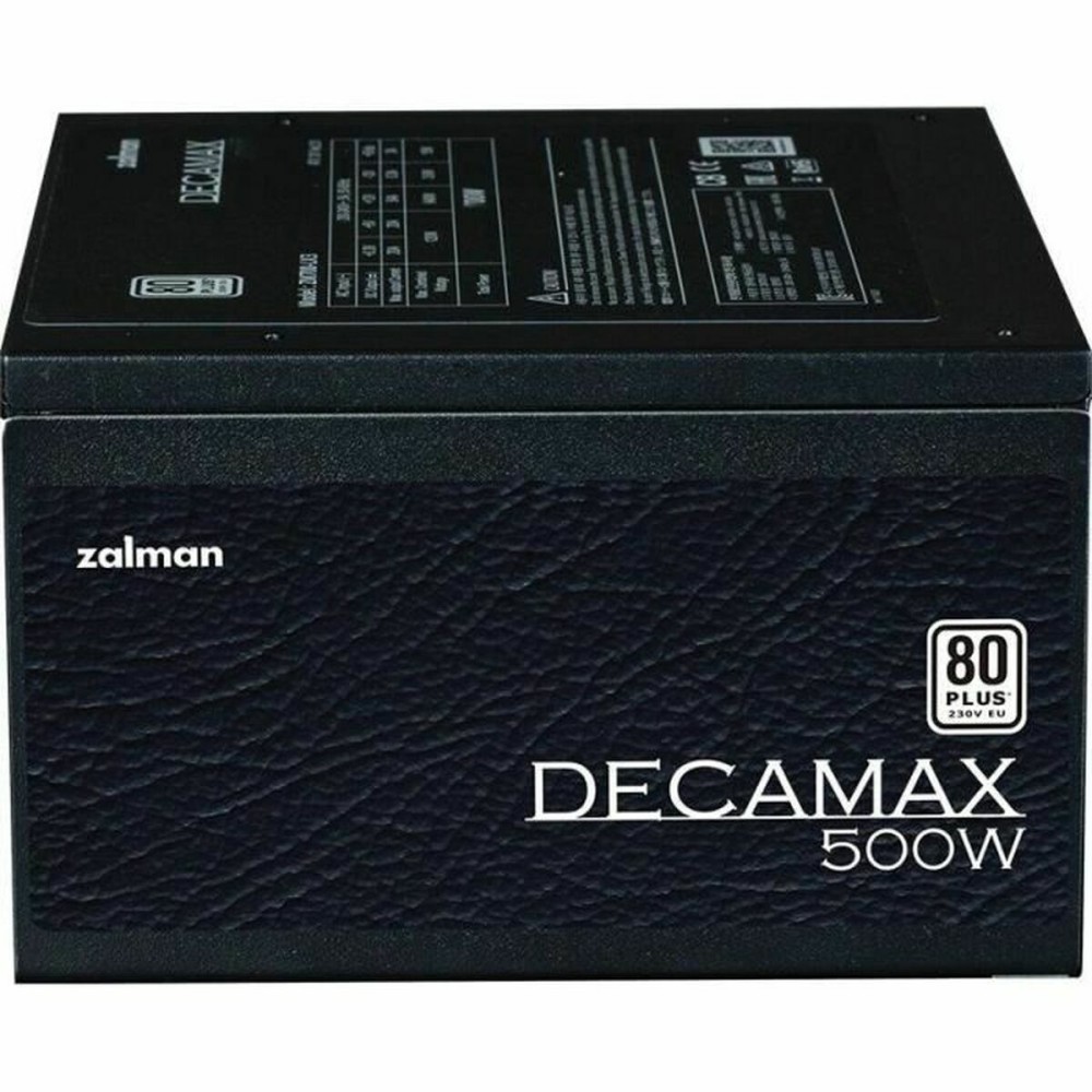 Bloc d’Alimentation Zalman DecaMax 500W ATX 500 W 80 PLUS